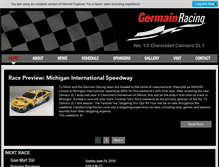 Tablet Screenshot of germainracing.com